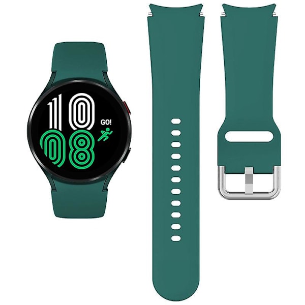 Silikonrem for Samsung Galaxy Watch 5/4 44mm 40mm Galaxy4 Classic 46mm 42mm Sportklokkereim Armbånd Galaxy Watch 5 Pro 45mm Olive green watch 5 4 44mm 40mm