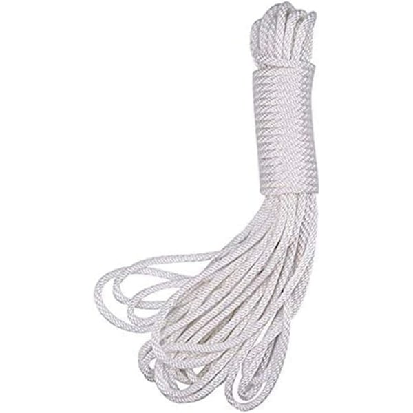 20 meter hvit nylon for bildeoppheng og mer
