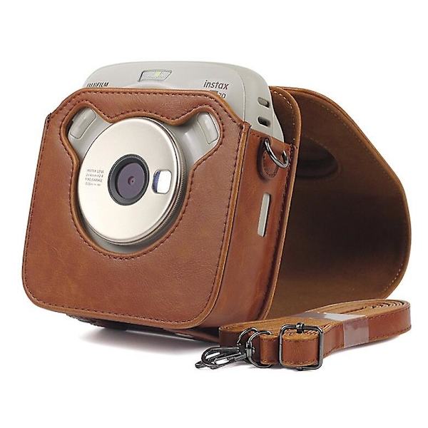 Case vaihto Fujifilm Instax Mini Liplay Retro Style -tyyliin Brown