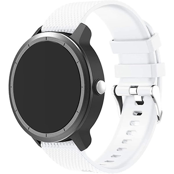 Vivoactive 3 watch , 20 mm silikonirannekkeet Garmin Vivoactive 3:lle/forerunner 645 Music-7pack White