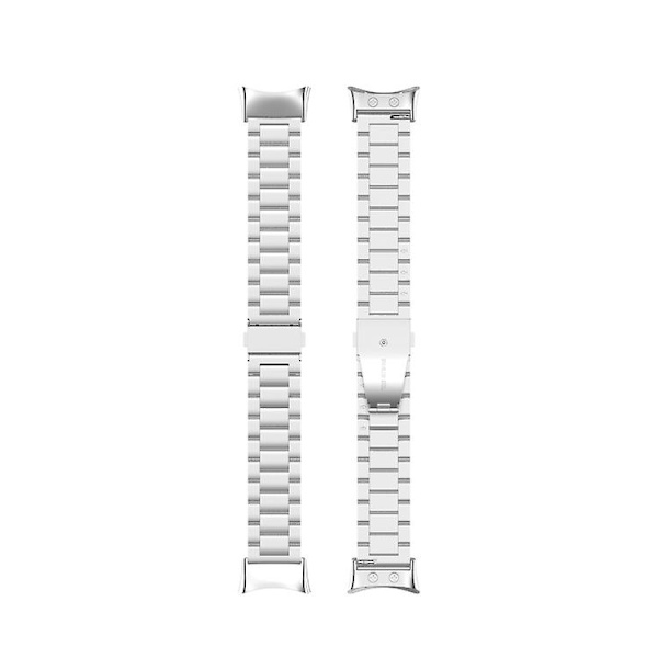 För Garmin Forerunner 45 / 45s / Swim 2 Universal Three Beads Watch i rostfritt stål Silver