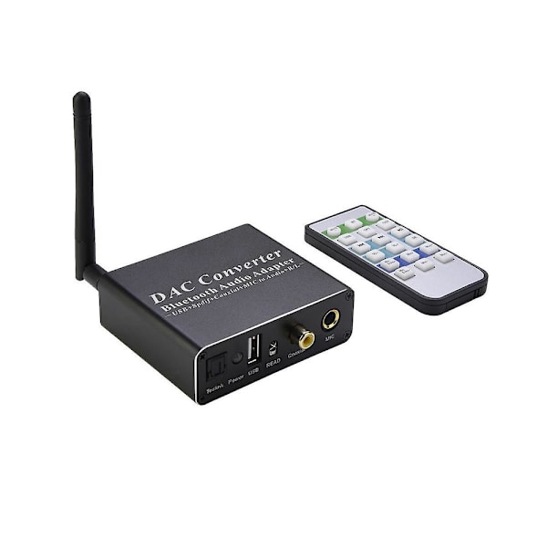 Digital Dac Dekoder Optisk Til Rca Konverter Bluetooth 5.0 Mottaker Optisk Koaksial Digital Lyd T