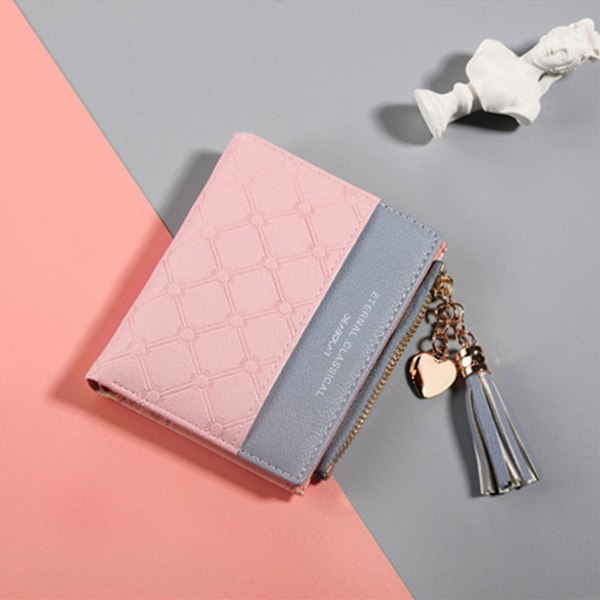 Pieni lompakko naisille Bifold Slim Coin Purse Zipper Id Card Holder Credit Card Hoider Naisille Card Hoider Lompakko Naisille