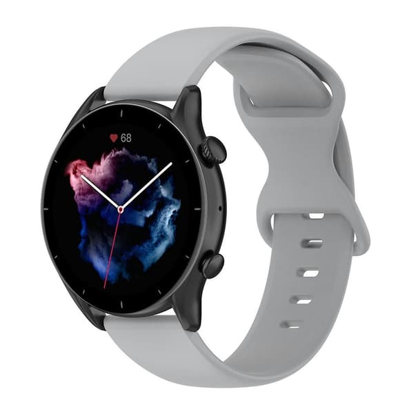 Silikoniranneke Xiaomi Watch S1 -älykelloon Grey