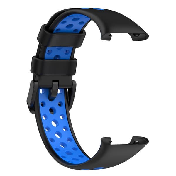 Stropp for Xiaomi Band 7 Pro Tofarget silikonstropp (Svart Blå)