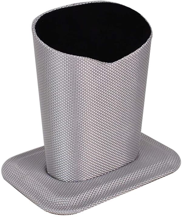 2-pack mjuka plyschfodrade glasögonhållare Silver