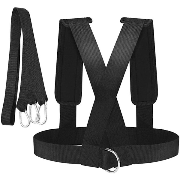 Fitness Sled Sele Harness Polstret S skulderrem Wrkut Træningsudstyr