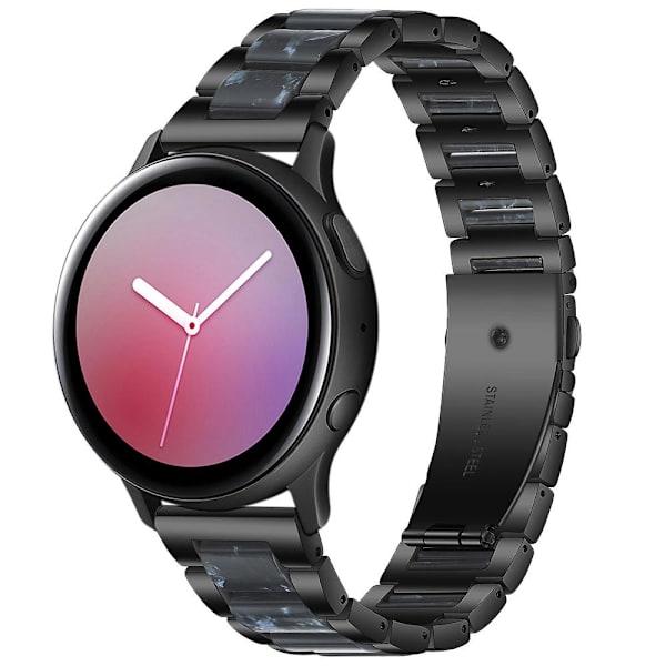 Metallikolmehelmi + hartsihihna Huawei Watch GT 3 42mm / Watch GT 2 42mm Black Blue