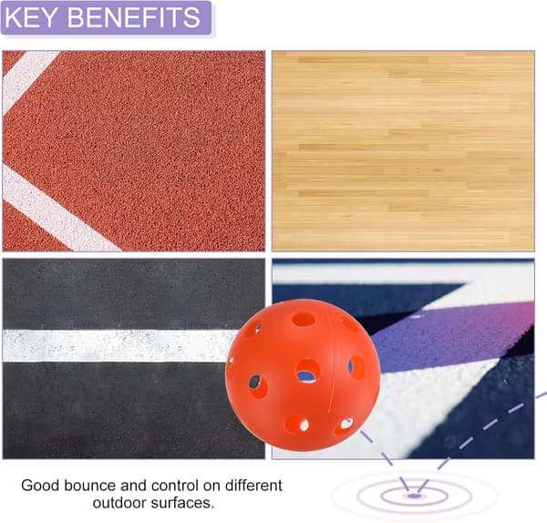 Udendørs Pickleball Bold - 26 Huller Pickleball Bold