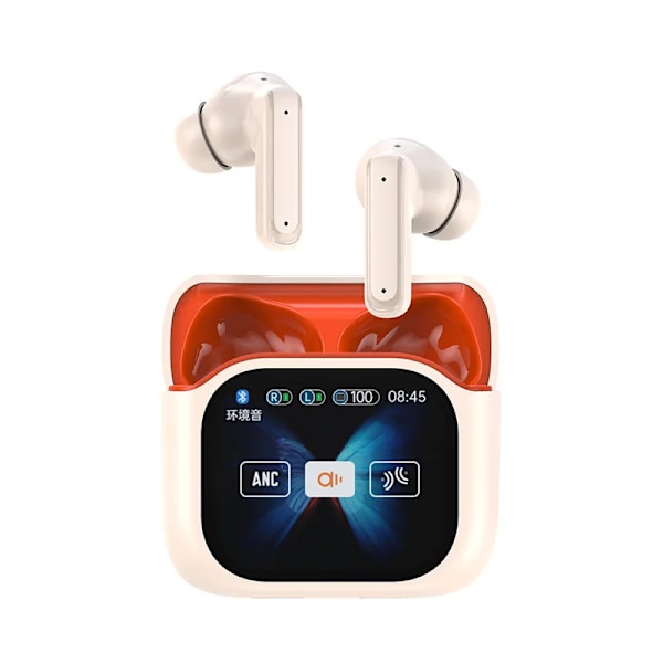 Sann trådlösa Bluetooth-hörlurar BY16 med brusreducering, Bluetooth, smart pekskärm