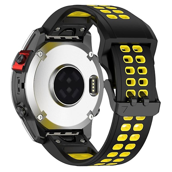 Garmin Descent G1 / Coros Vertix 22 mm:n pikakiinnitys, kaksirivinen watch Black Yellow