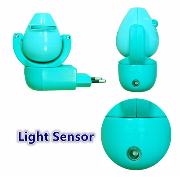 Star Moon Animal Projector Led Projector 6 Billedsensor Eu Plug Night Light Børn Baby Blue