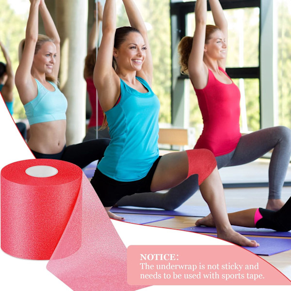 29,5 Yards Foam Underwrap Tape Sport Pre-wrap Atletisk Tejp 2,76 Red