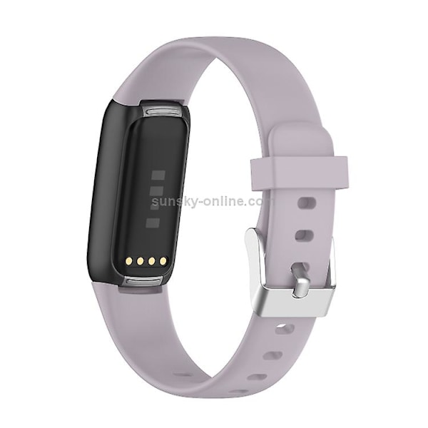 Til Fitbit Luxe silikone urrem Light Purple