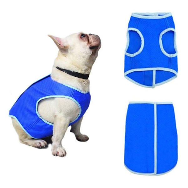 Hundevest sommerkølevest til hunde Åndbar genanvendelig kæledyrskølevest Dacron Cool Vandtæt frakke (50 cm) M