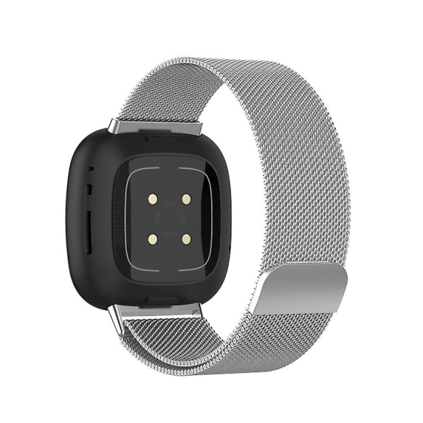 Fitbit Versa 3 / Fitbit Magnetic Milano watch Silver