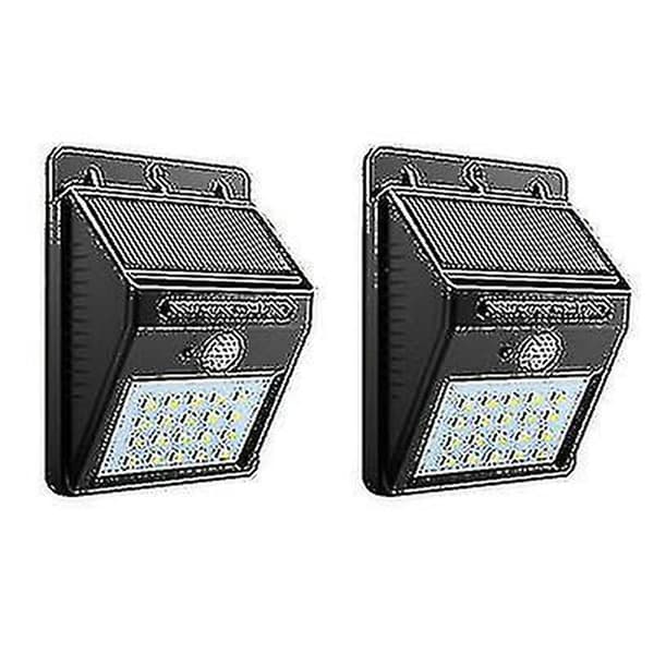 20 LED Vandtæt Sol-sensor/bevægelsessensor Væglampe, Udendørs 1 pcs