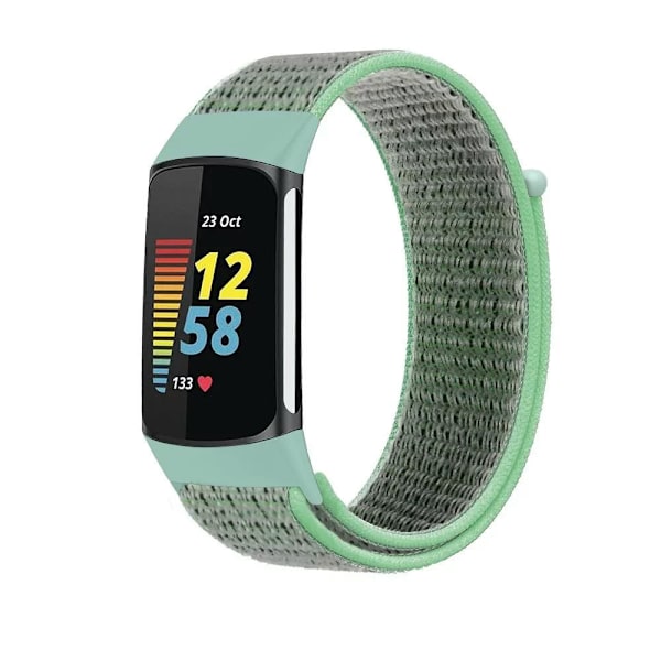 Rem til Fitbit Charge 5 Smart Watch Tilbehør Sports Nylon Loop Armbånd Rem Correa Pulsera til fitbit Charge 5 Band