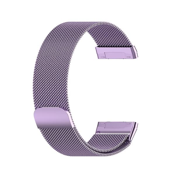 För Fitbit Versa 3 / Fitbit Magnetic Milano Watch Band Light Purple