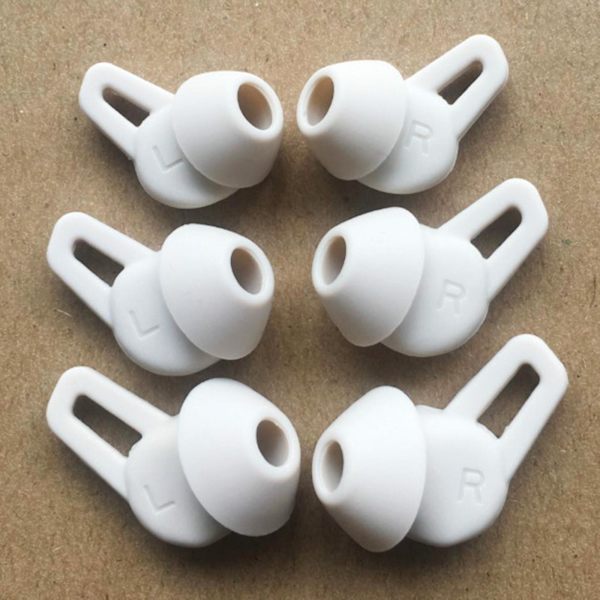 Erstatning av silikon ørepropper Headset Kablet ørepropper for Huawei Freelace Pro Green Medium