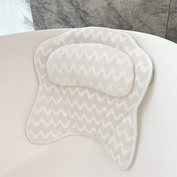 Badekarpude, badekar nakkepude, badekar med 3d luftnet
