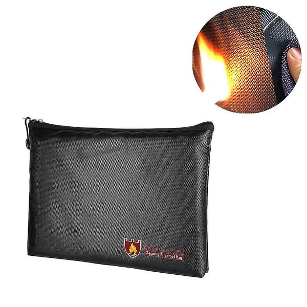 Brandsäker Money Safe Document Bag Brand Vattentålig Safe Cash Bag 27CM*16CM