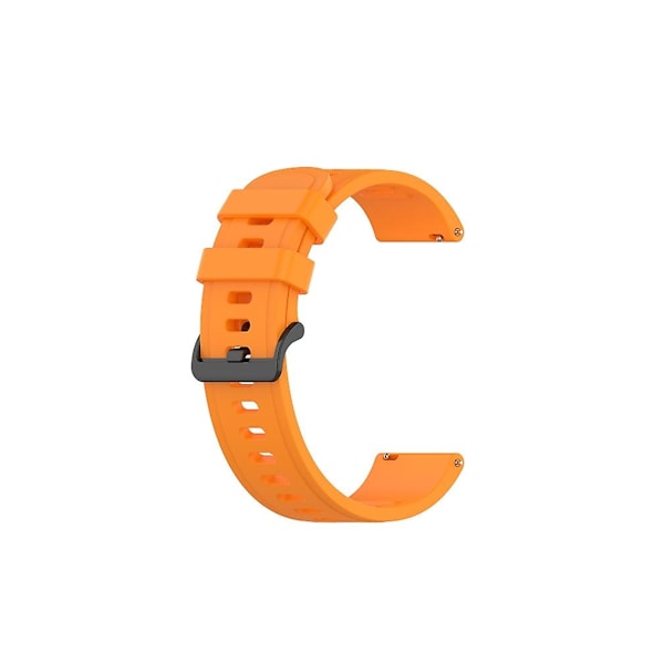 Rem för Garmin Forerunner 645 Music 20 mm enfärgad mjuk silikonklockarmband orange