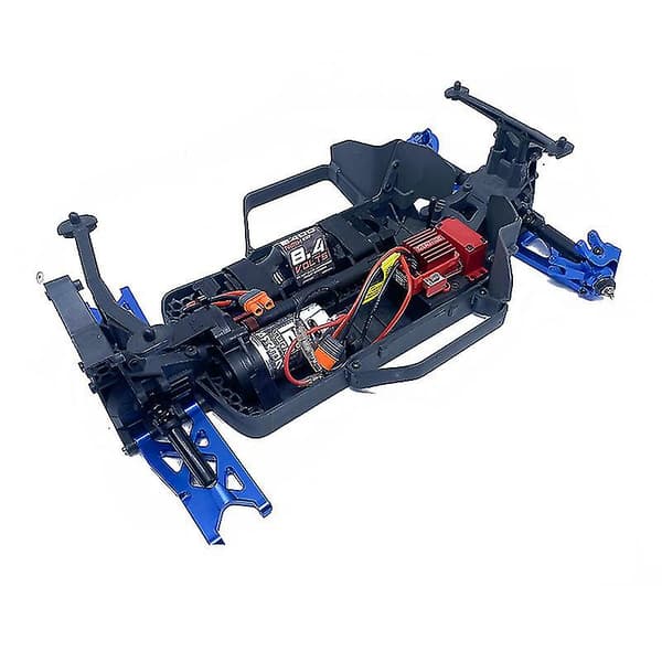 Metall främre styrblock Styrkopp för 1/10 Arrma Senton, blå