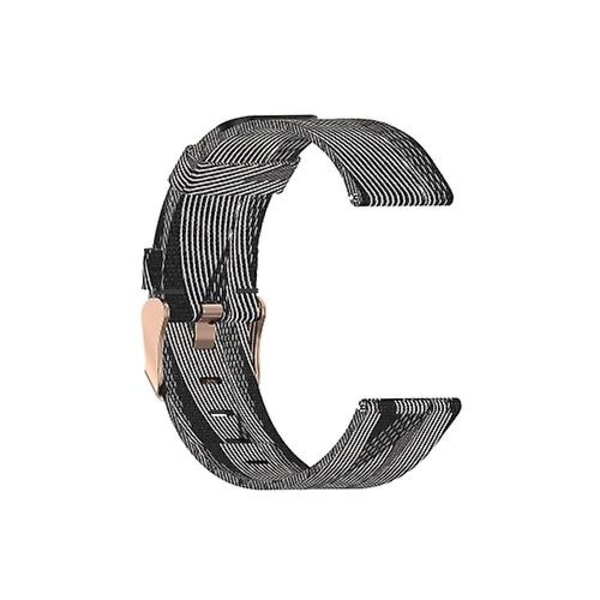 Garmin Vivoactive 3 Nylon Watch Black White Stripes