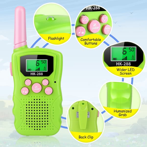 Barne Walkie Talkies Langdistanse Intercom for Utendørs Eventyrspill