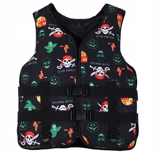 Børneredningsvest flydejakke badedragt Black1 XL