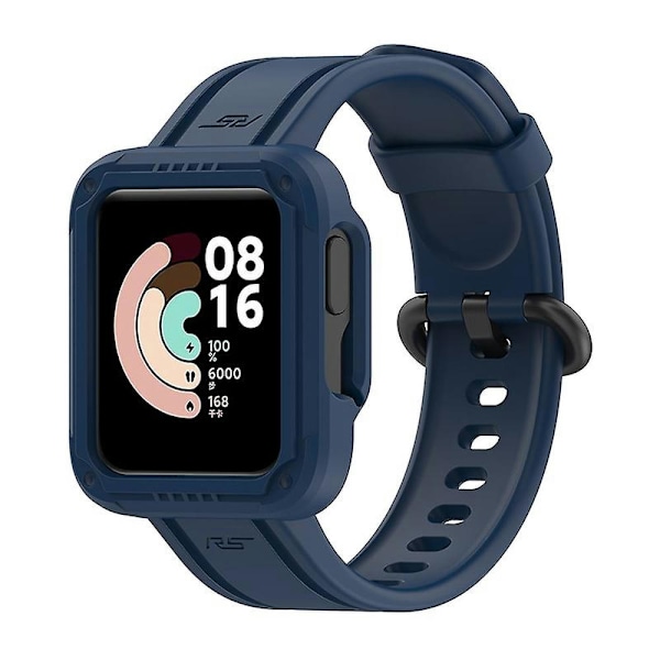 Til Xiaomi Redmi Watchmi Watch 2/Mi Watch Lite/Mi Watch Lite 2 Watch Strap Håndled med Watch Cas Blue