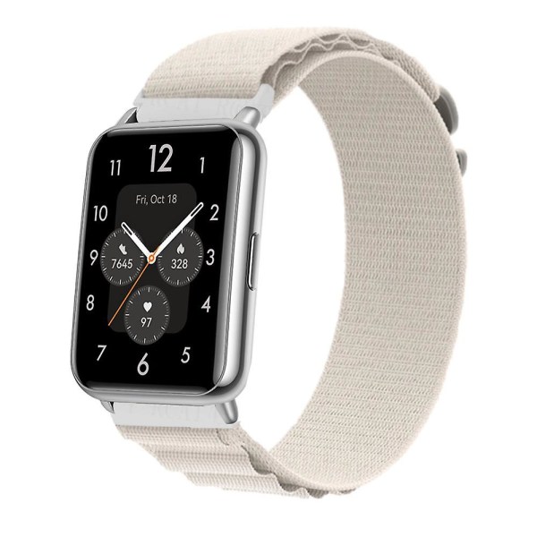 Alpine Loop Band För Huawei Watch Fit 2 Rem Tillbehör Armband Nylon Watchband Armband Correa For Huawei Watch Fit2 Band starlight