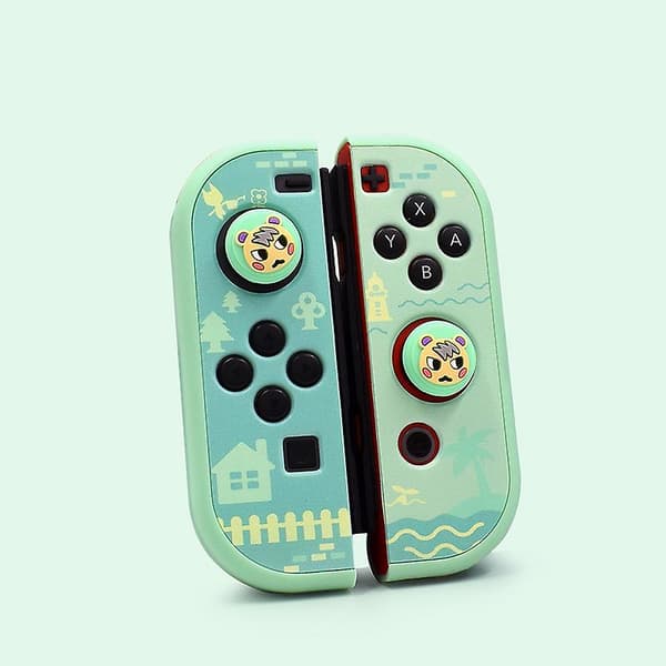 Beskyttende skall for Nintendo Switch Animal Crossing Hard Case Cover Shell Controller Case For Nintendo Switch-tilbehør green