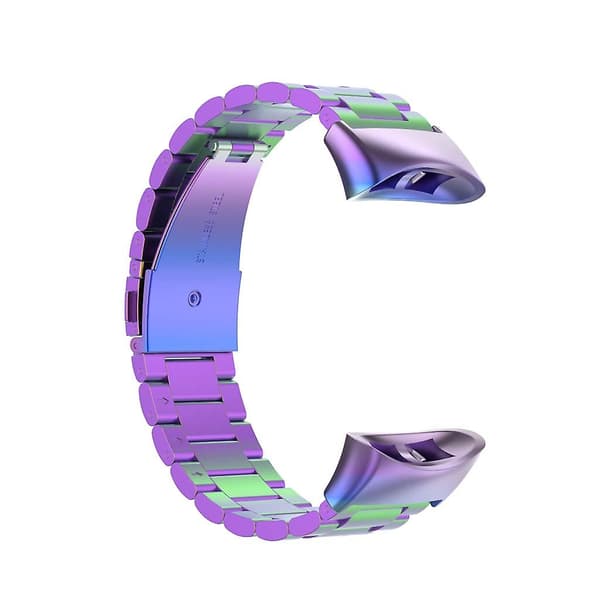 Armbåndsrem i rustfrit stål til Garmin Forerunner 45 45s Swim 2 Colorful