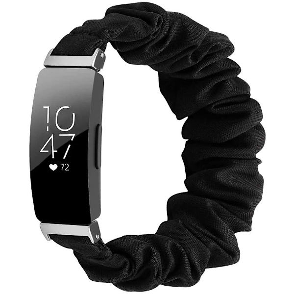 Scrunchies kompatibel med Fitbit Inspire 2 Band/inspire Hr Band/inspire Black Large