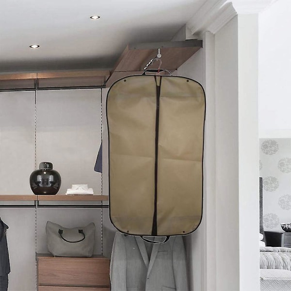 2 stk. Sort Tøjrejse- og Opbevaringspose Åndbar Taske 26x42x5 Tommer Khaki