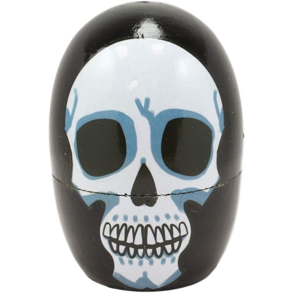 Ebros 5-delt sæt Fantasy Underworld Nesting Dolls Matroyshka Babushka Træfigurer 9,5 cm høje Ossuary Macabre Accent Statuer (Day of Day of