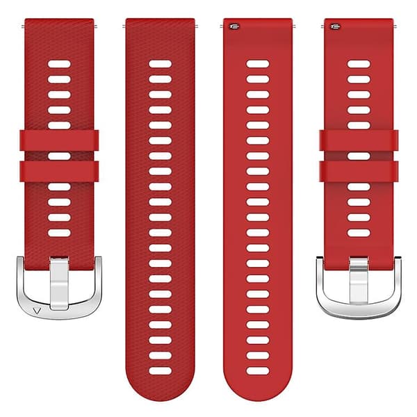 Garmin Forerunner255s 18mm ristiteksturoitu watch Red
