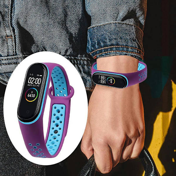 Färgglad rem ersättning för Mi Xiaomi 3 / 4 armband Smartwatch G