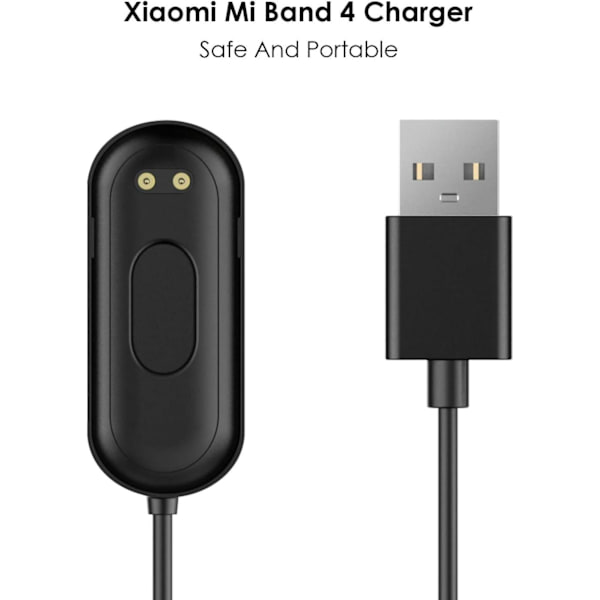 Laddare för Xiaomi Mi Band 4, (2 enheter)