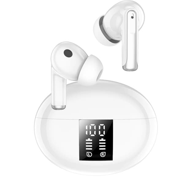 Sande True Wireless Bluetooth Høretelefoner XY-15 ANC Digital Display Støjreduktion med Mikrofon