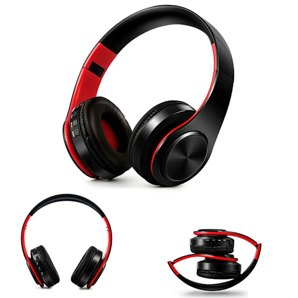 Bluetooth True Wireless Hodetelefoner Foldable Bluetooth Headset Stereo Mic Oppladbare Hodetelefoner Flerfarget