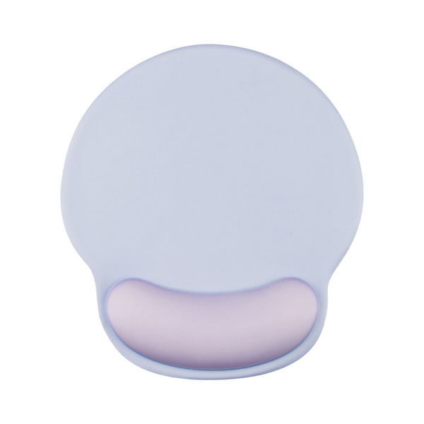 Ergonomisk musematte med gel håndleddsstøtte (lilla)