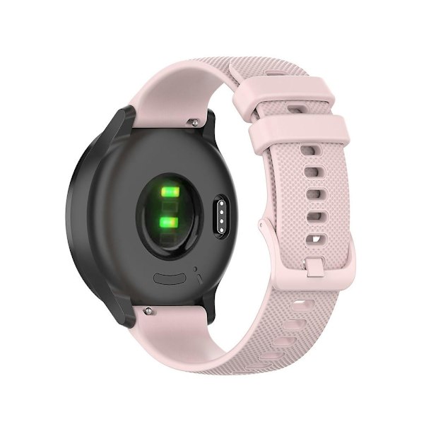 22mm ruudullinen silikoniranneke Xiaomi Watch S1 -älykelloon Pink