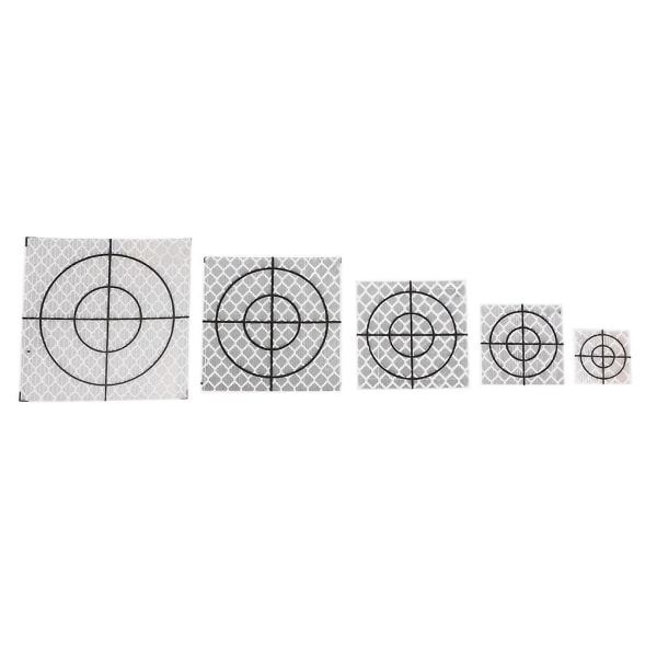 100 stk. Refleksark Reflekterende tape Target Total Station 20/30/40/50/60mm 20mm