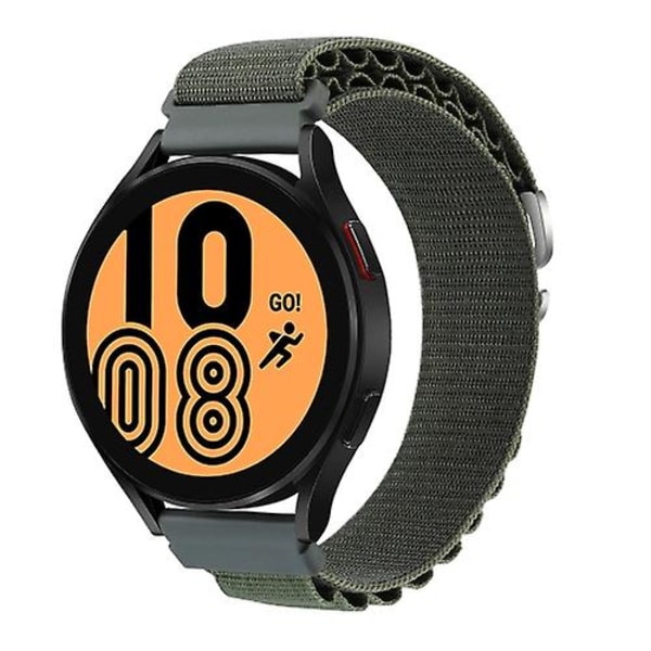 For Garmin Forerunner 255s / Venu 2s Universal Nylon Watch Band Green
