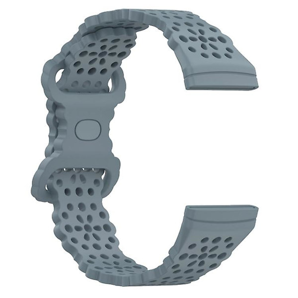 Fitbit Versa 4/3/Sense 1/2 pitsillä koverrettu watch Official Steel Blue