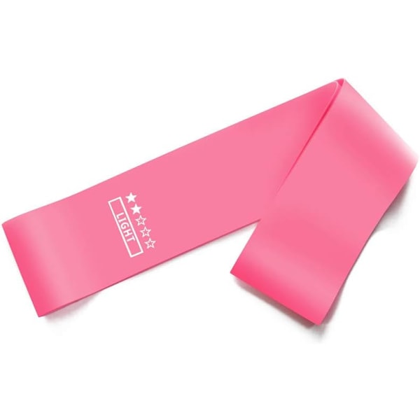 Motståndsbandsset, Träning för Stretching, Styrketräning, Fysioterapi, Hemmafitness Färgglad rosa