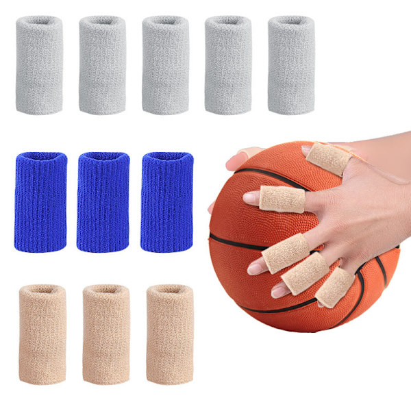 10 stycken fingerhylsor, finger skydd, skyddande omslag för fingervolleyboll